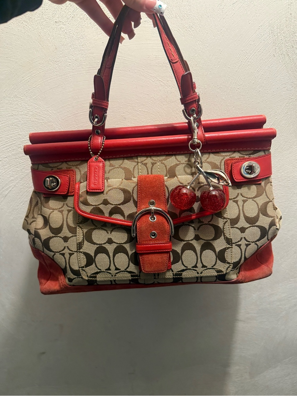 Vintage Coach Signature Satchel